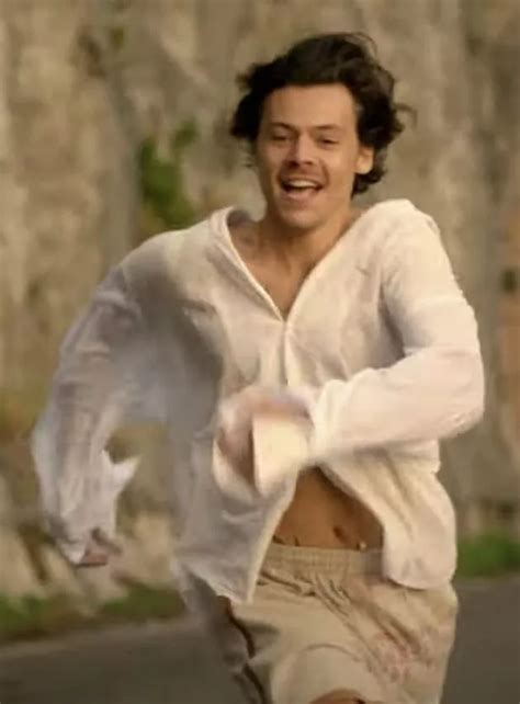 Harry Styles fans notice bulge as he strips off in new music video